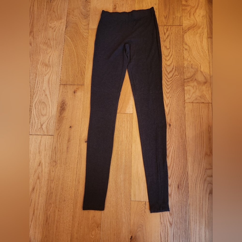 Club Monaco Leggings sz S Blue Black Pants Skinny Tights Lounge